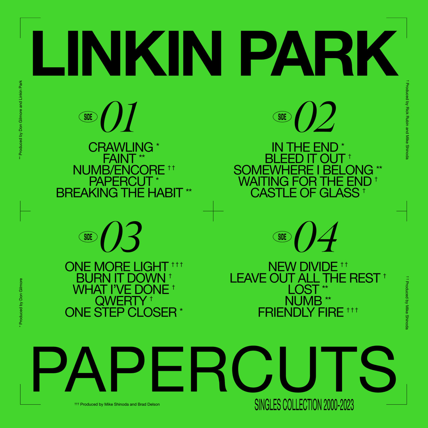 Papercuts - Linkin Park (#093624846000) - Omega Music